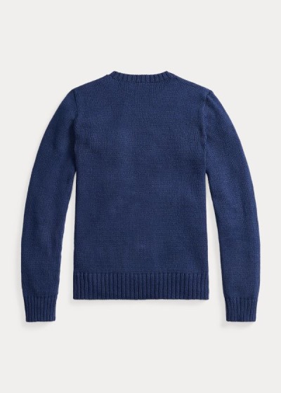 Sueter Polo Ralph Lauren Mujer Azul Marino - Polo Bear Cotton-Blend - XOSME5276